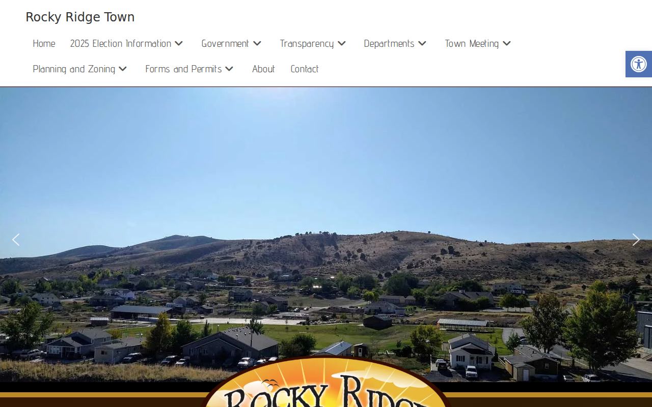 Rocky Ridge warrant records: official town notices and public contact page
